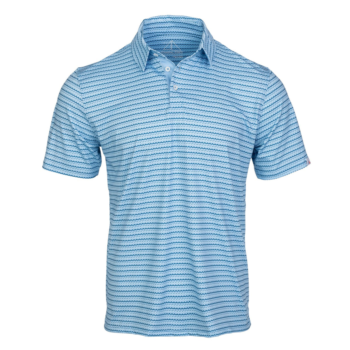 Coastal Crew Golf Polos Waveland Performance Golf Polo